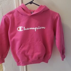 YS 6-7 pink champion hoodie